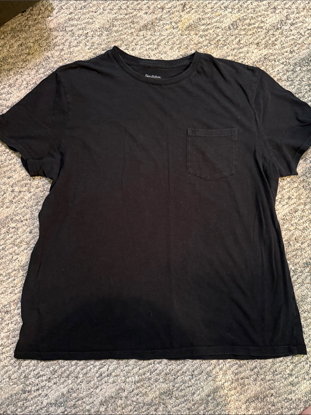 Goodfellow & Co Black Crewneck Pocket Tee